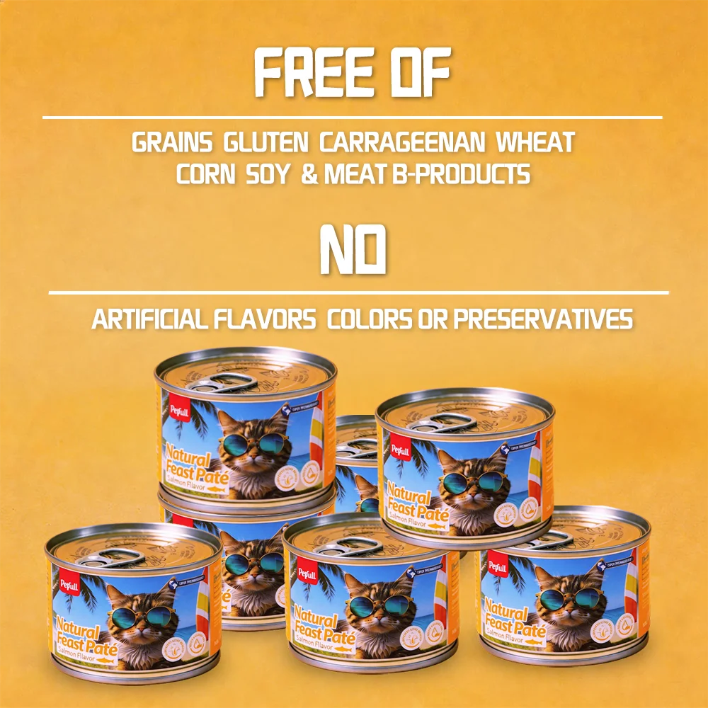 Mixed Flavor Canned Cat Food 170g
