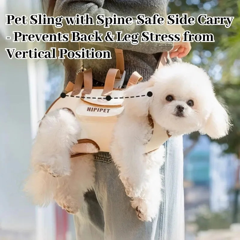 Breathable Dog Carrier Bag – Adjustable Travel Backpack