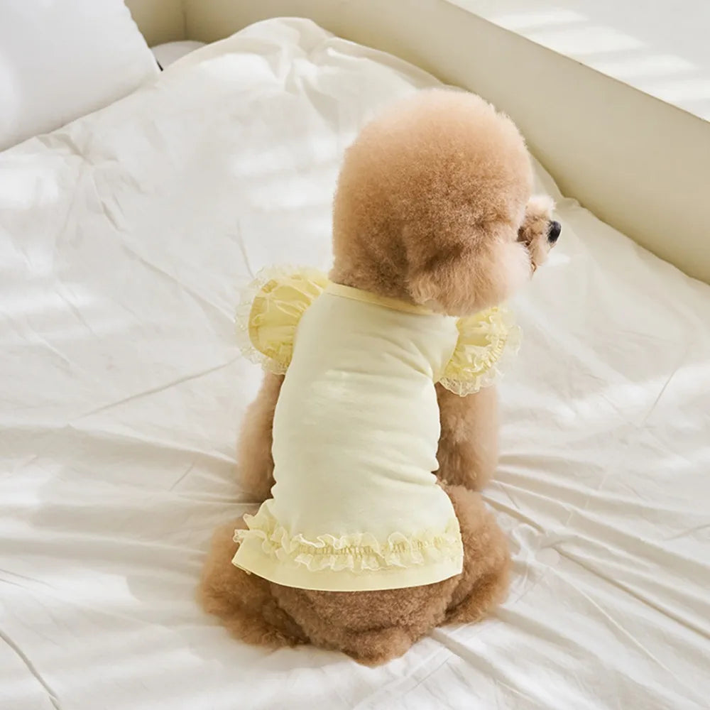 Lace Summer Vest Dress for Dogs and Cats