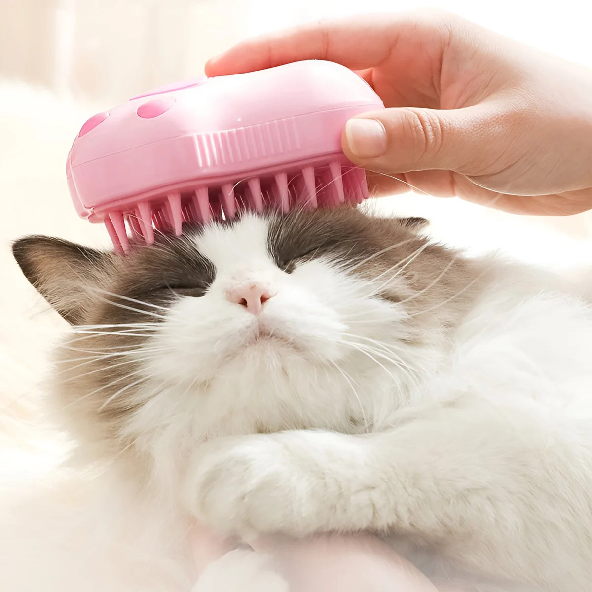 3-in-1 Steam Pet Grooming Brush