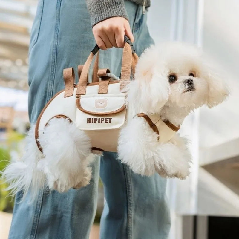 Breathable Dog Carrier Bag – Adjustable Travel Backpack