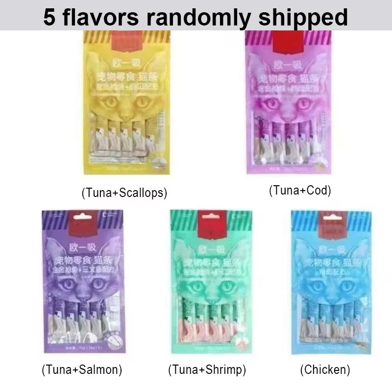 Mixed Flavor Liquid Cat Treats 70g