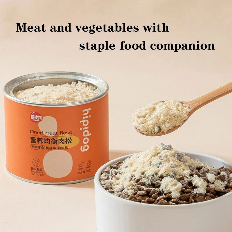 Freeze-Dried Chicken Floss Pet Food Topper