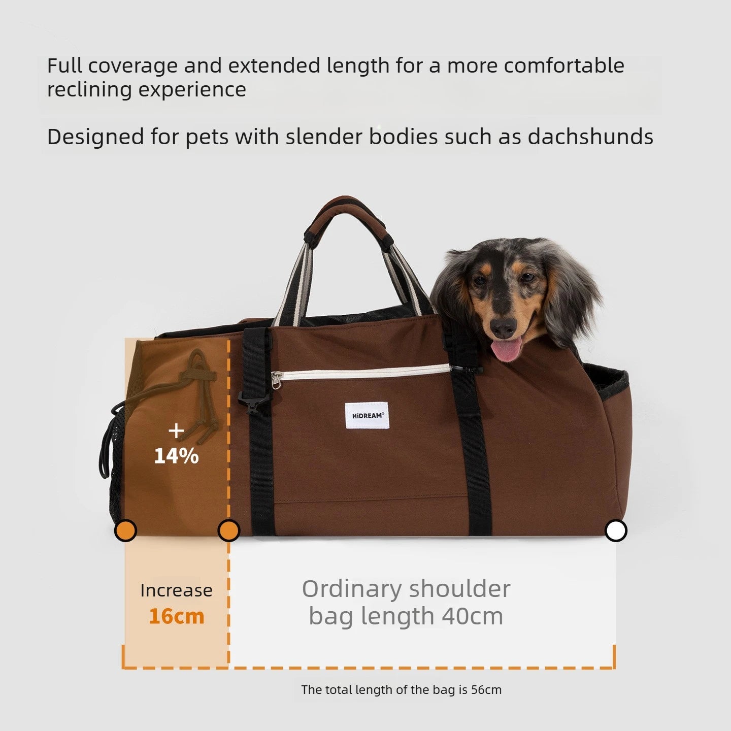 Dachshund Backpack Carrier – Nylon Dog Travel Bag
