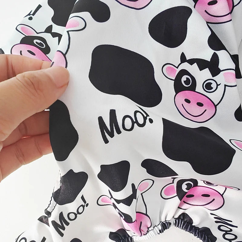Cow Print Dog Pajamas – Soft Pet Sleepwear