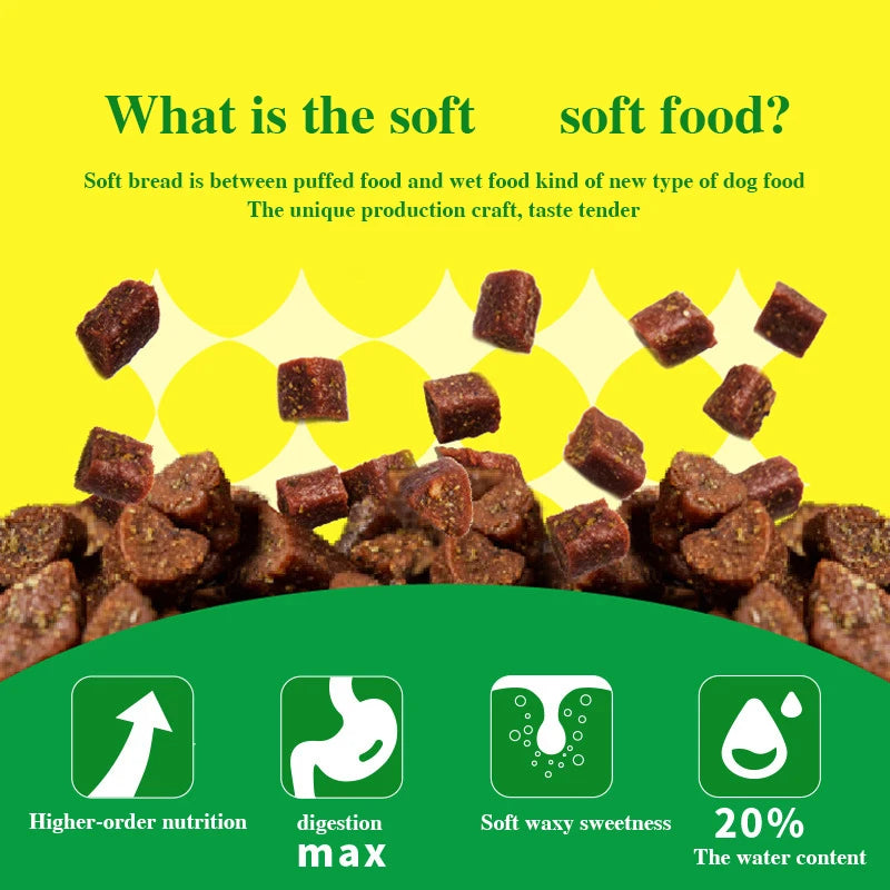 Soft Double-Flavor Dog Food for All Ages