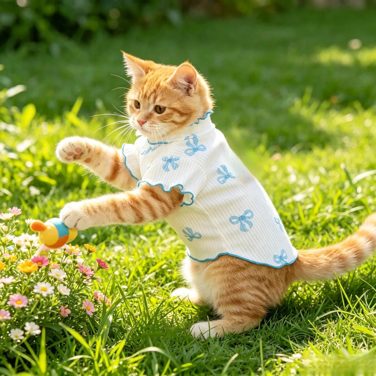 Lightweight Pet T-Shirt for Dogs & Cats