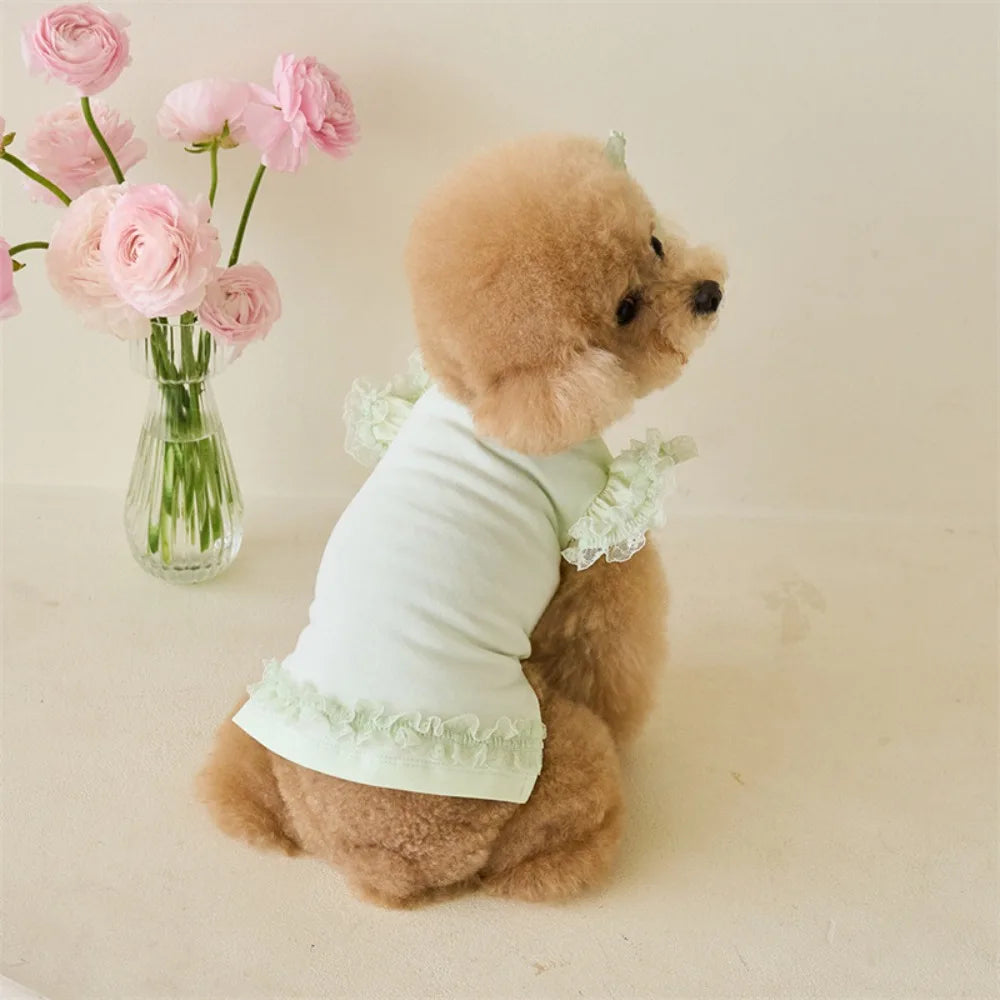 Lace Summer Vest Dress for Dogs and Cats