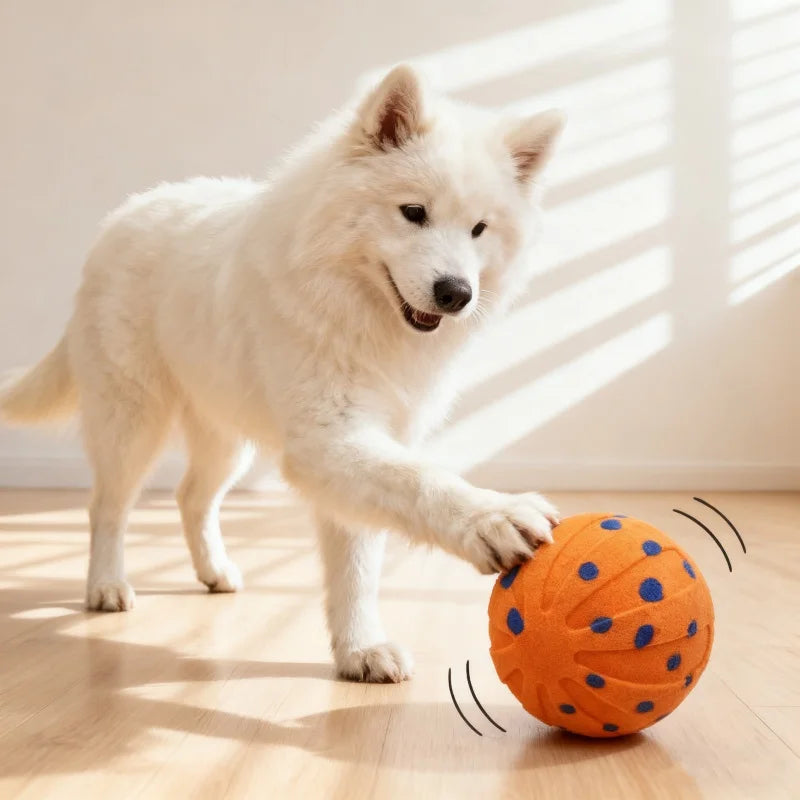 Interactive Automatic Dog Ball – Bouncing & Rolling Toy