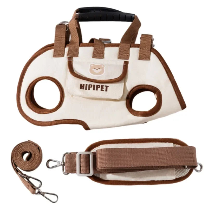 Breathable Dog Carrier Bag – Adjustable Travel Backpack