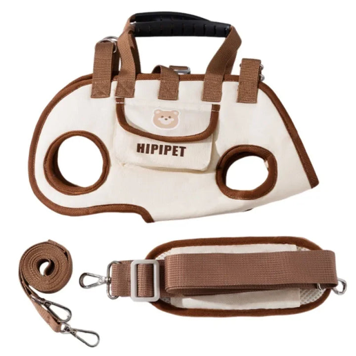 Breathable Dog Carrier Bag – Adjustable Travel Backpack