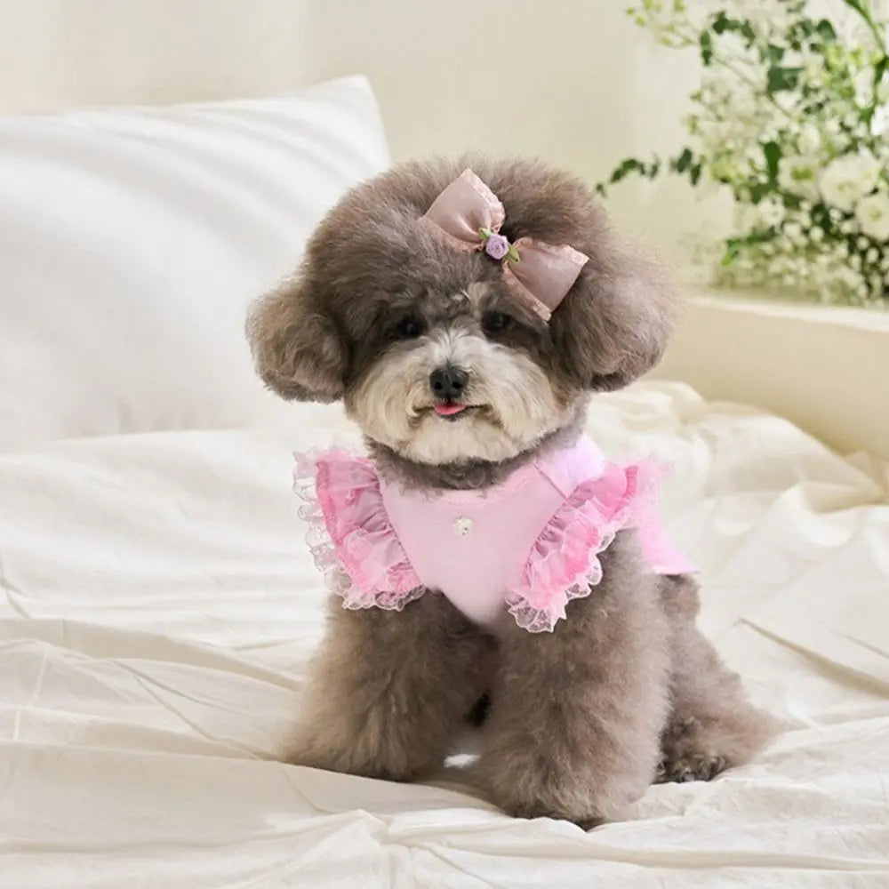 Lace Summer Vest Dress for Dogs and Cats