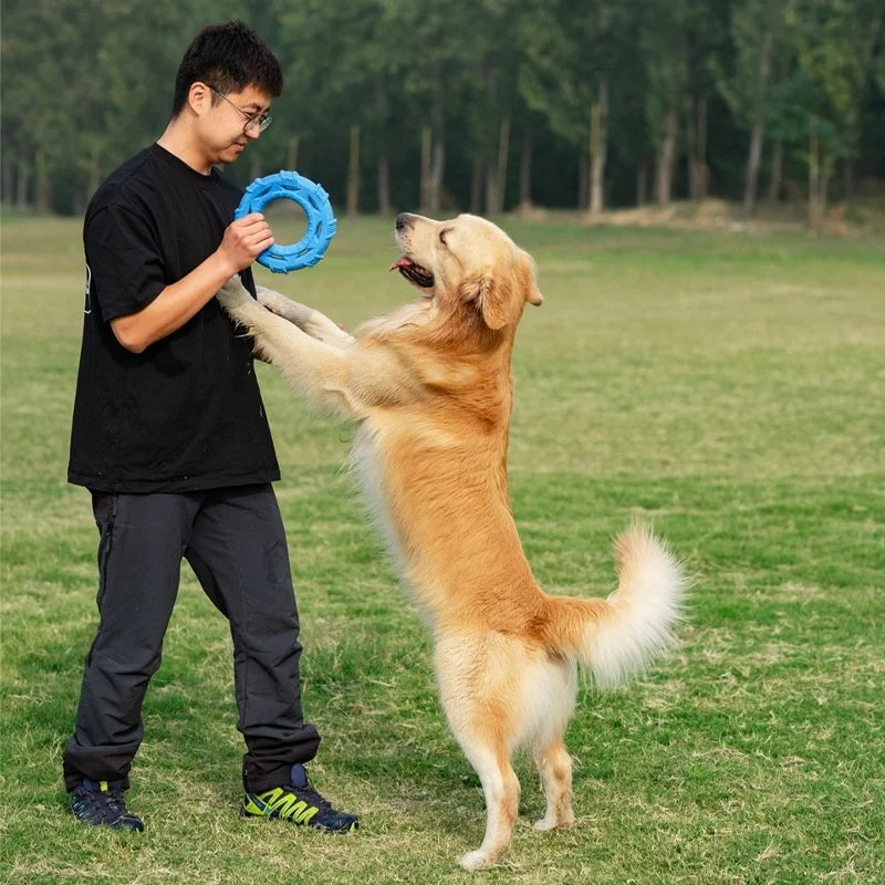 TPR Dog Pull Ring – Durable Interactive Chew Toy