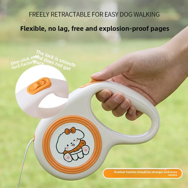 Retractable Dog Leash – 3M/5M Reflective Lead