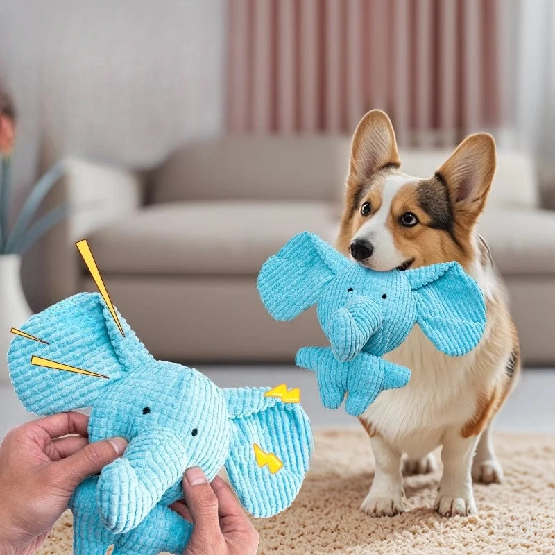 Cute Plush Dog Chew Toy – Puppy Teething & Dental Toy