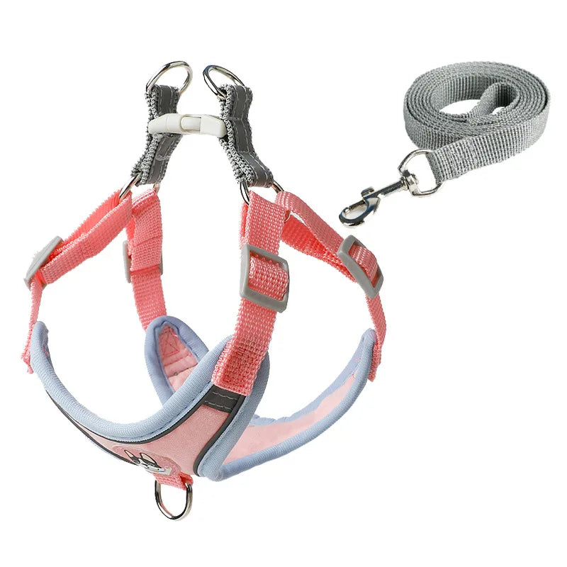 Adjustable Dog Harness & Leash Set