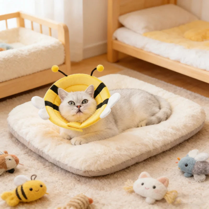 Soft Adjustable Recovery Cone for Dogs & Cats