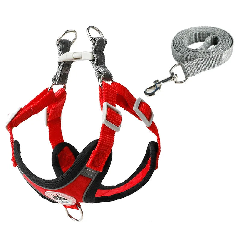 Adjustable Dog Harness & Leash Set