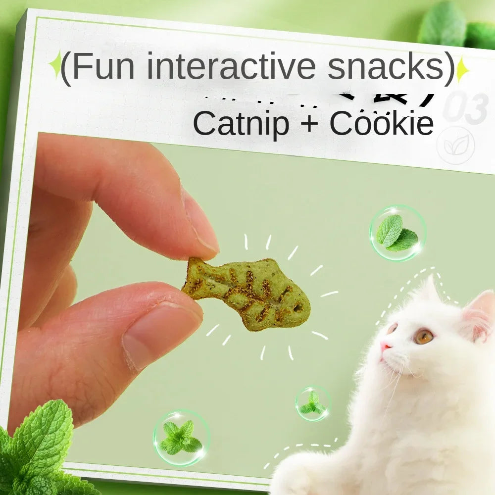 Cat Mint Biscuit Treats – Dental Chew & Reward Snack