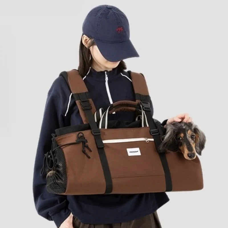 Dachshund Backpack Carrier – Nylon Dog Travel Bag