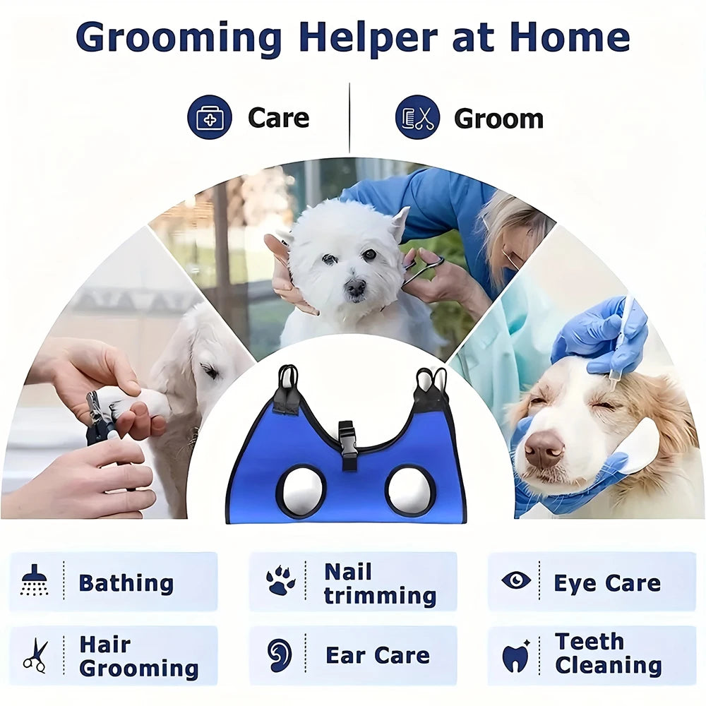 Pet Grooming Hammock for Dogs & Cats
