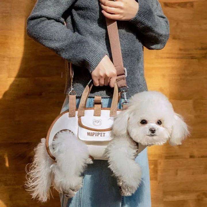 Breathable Dog Carrier Bag – Adjustable Travel Backpack