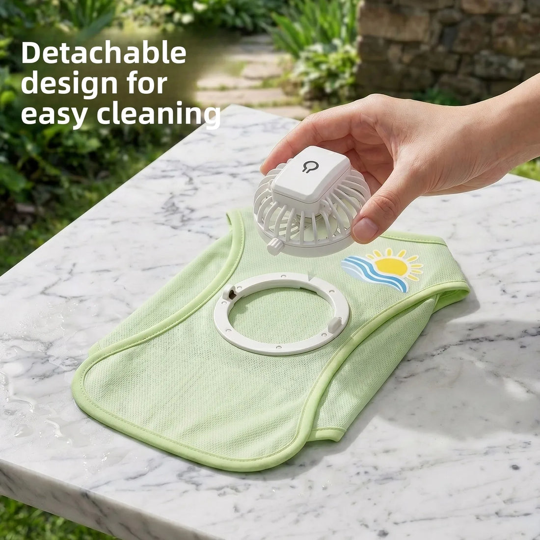 Summer Cooling Dog Vest With Detachable Usb Fan