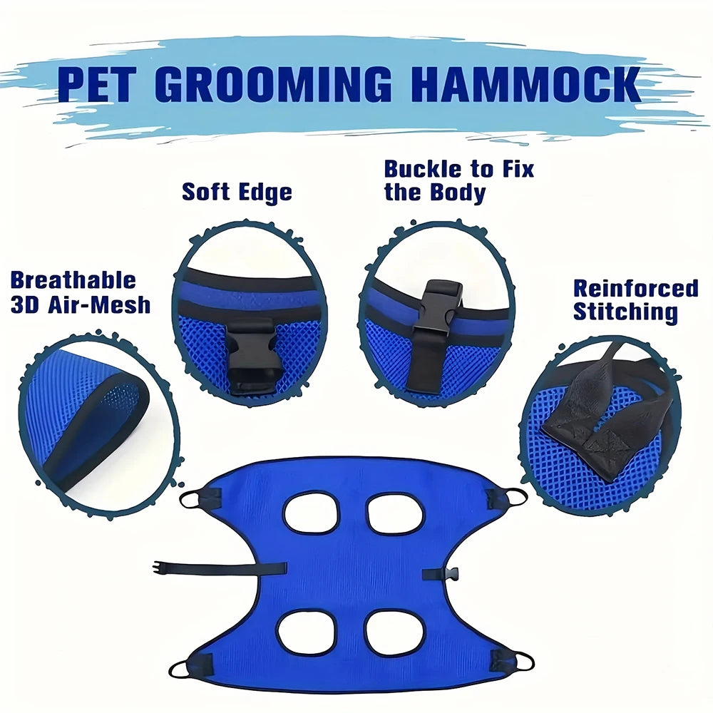 Pet Grooming Hammock for Dogs & Cats