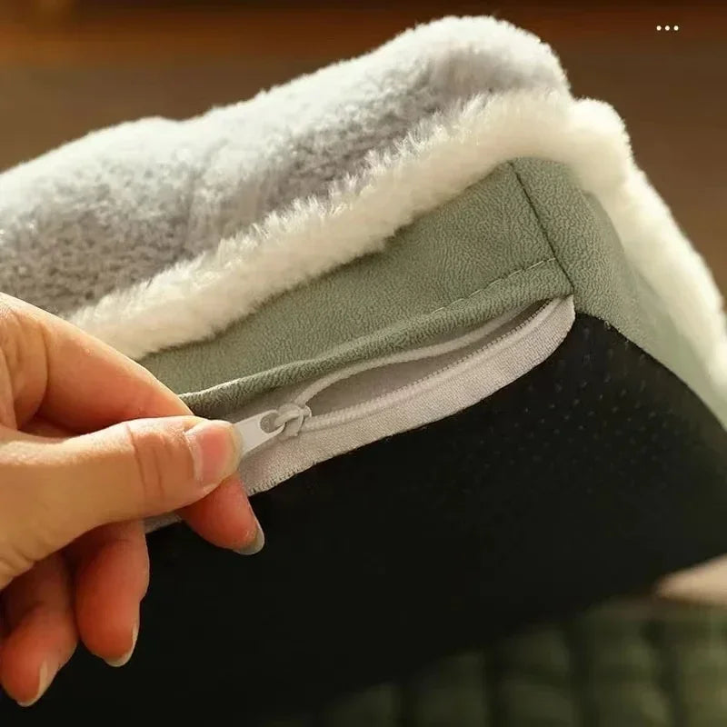 Machine-Washable Orthopedic Memory Foam Pet Bed