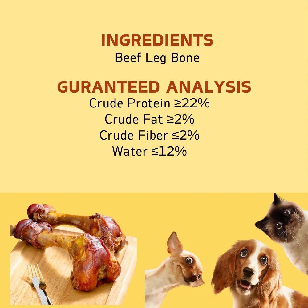 Natural Cow Bone Chew Treat for Dogs