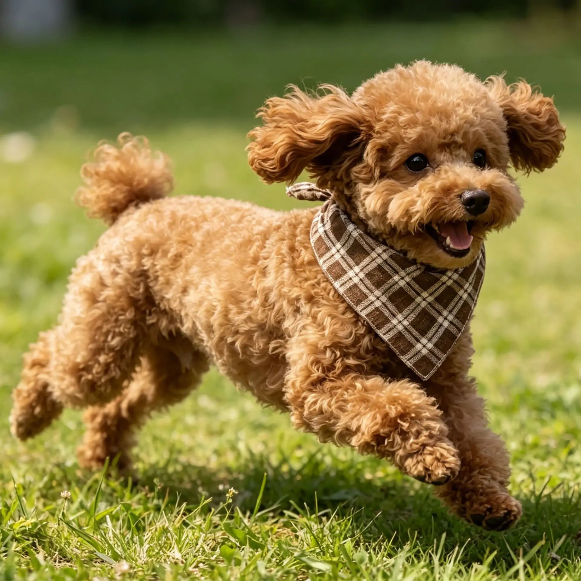 Plaid Pet Bandana Scarf for Dogs and Cats