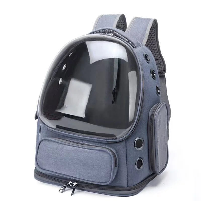 Transparent Pet Carrier Backpack – Breathable Travel Bag
