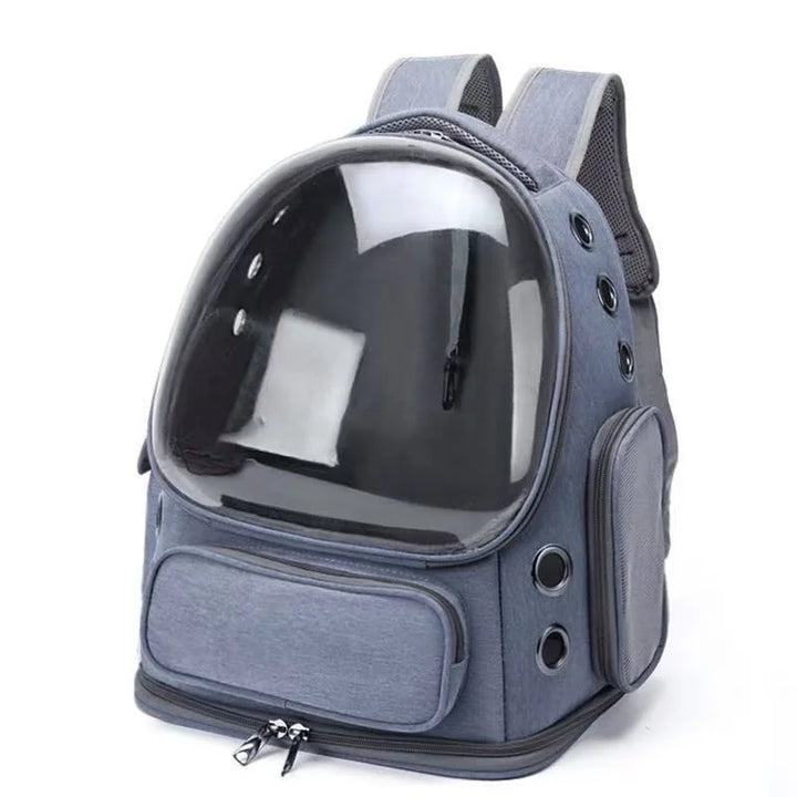 Transparent Pet Carrier Backpack – Breathable Travel Bag