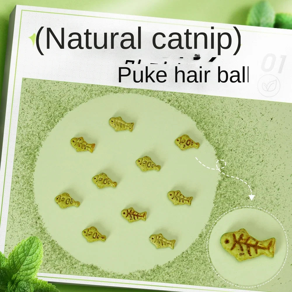 Cat Mint Biscuit Treats – Dental Chew & Reward Snack