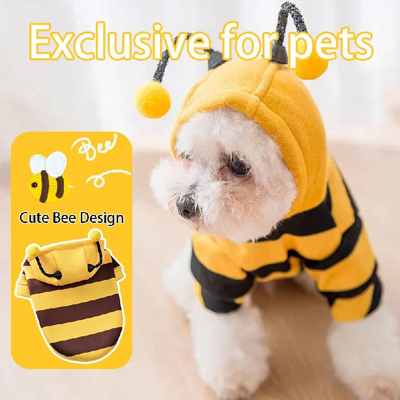 Cute Bee Costume Pet Hoodie & Sweater